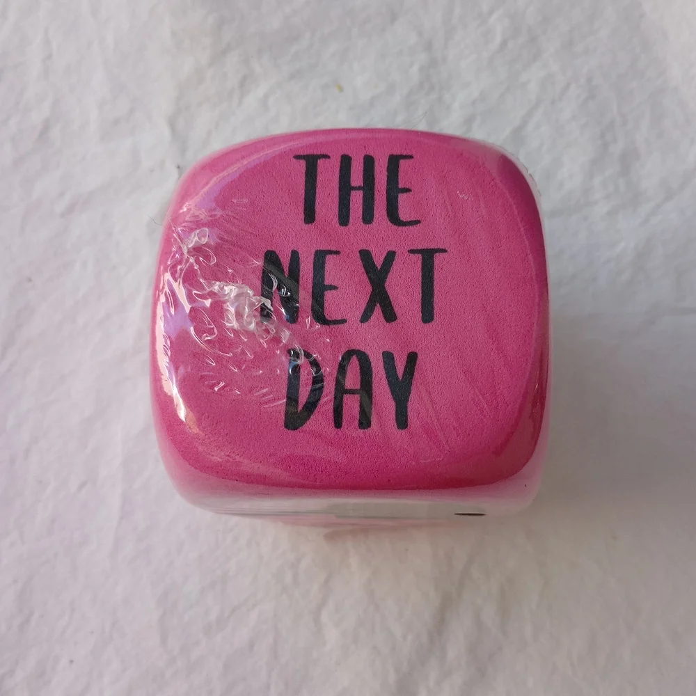 Pink Decision Dice Casual Everyday Unique Funky Choices Home Decor Office - Picture 7 of 12